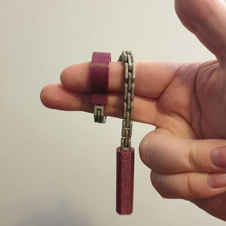 Image of Daily Advent Toy 3D Prints: Ringchaku Spinning Fidget Toy
