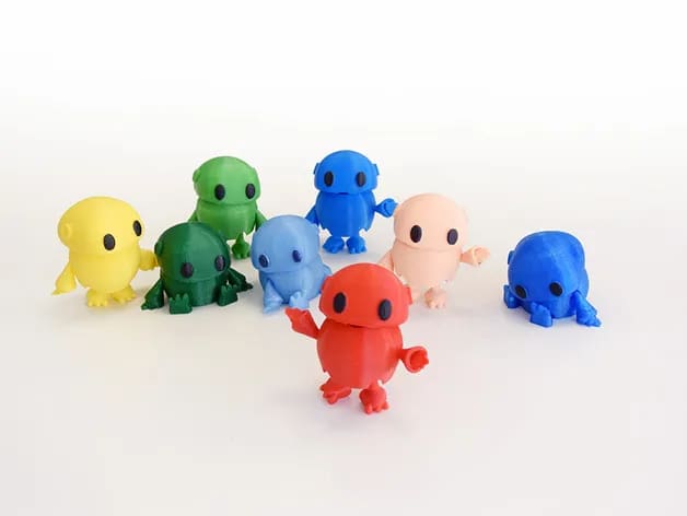 Image of Daily Advent Toy 3D Prints: Mini Articulated Robot