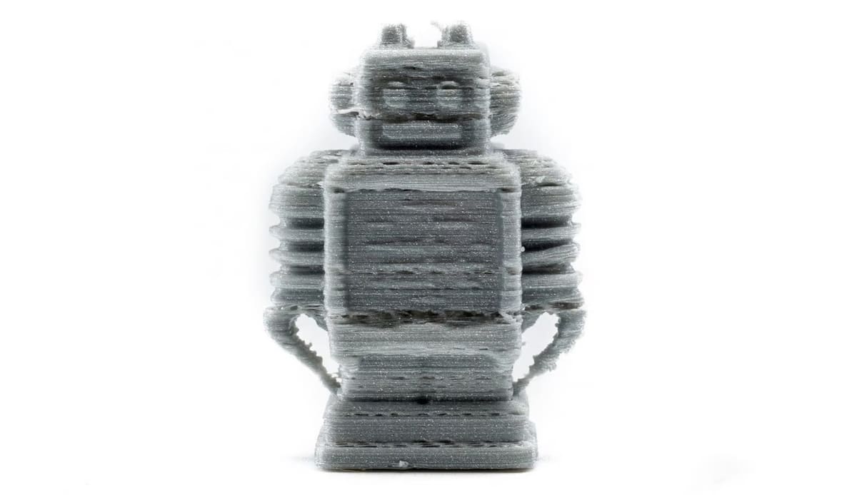 This UltiMaker bot was seriously under-extruded