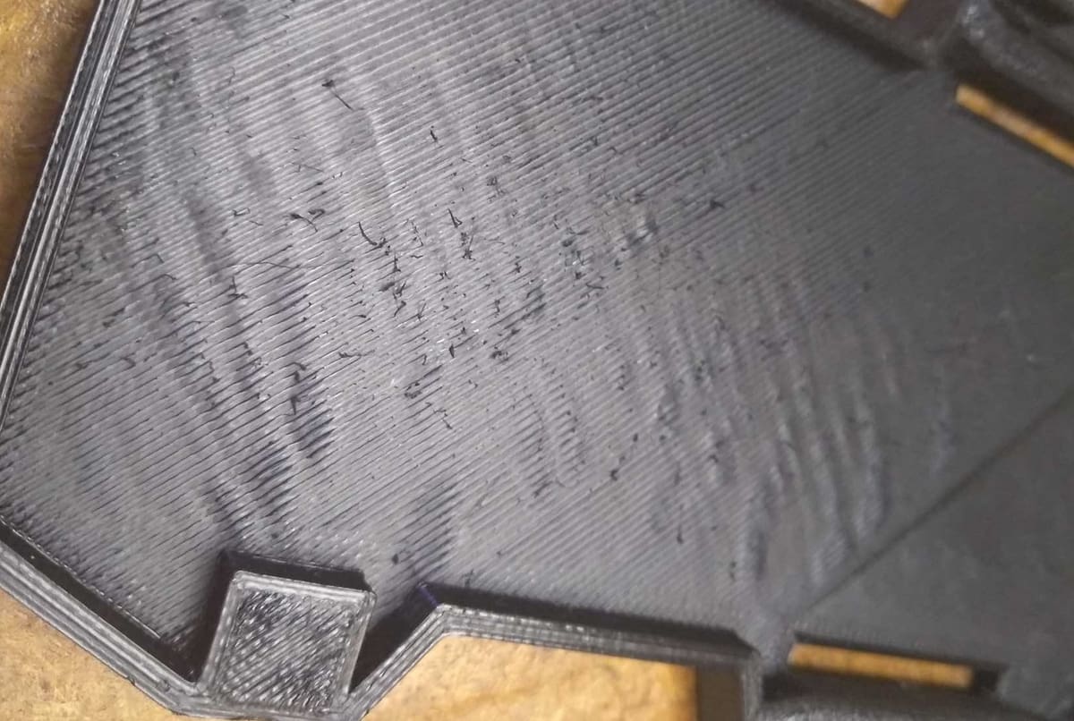 This print is definitely over-extruded