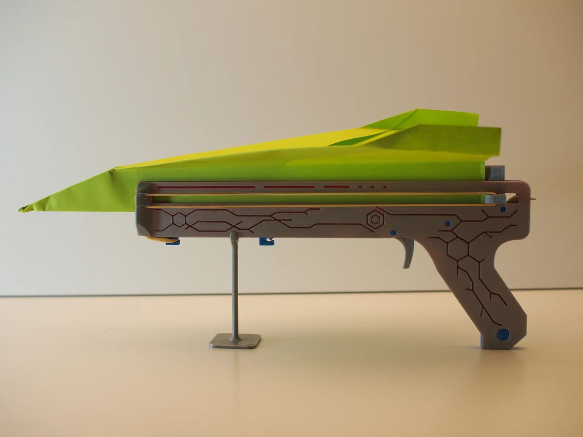 Image of Daily Advent Toy 3D Prints: Paper Plane Launcher