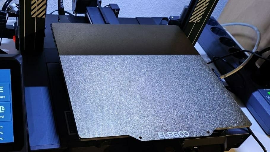The PEI sheet leaves a pretty finish on the bottom of your prints