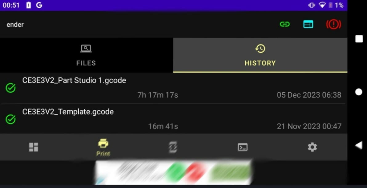 The potentially distracting adverts at the bottom of the application