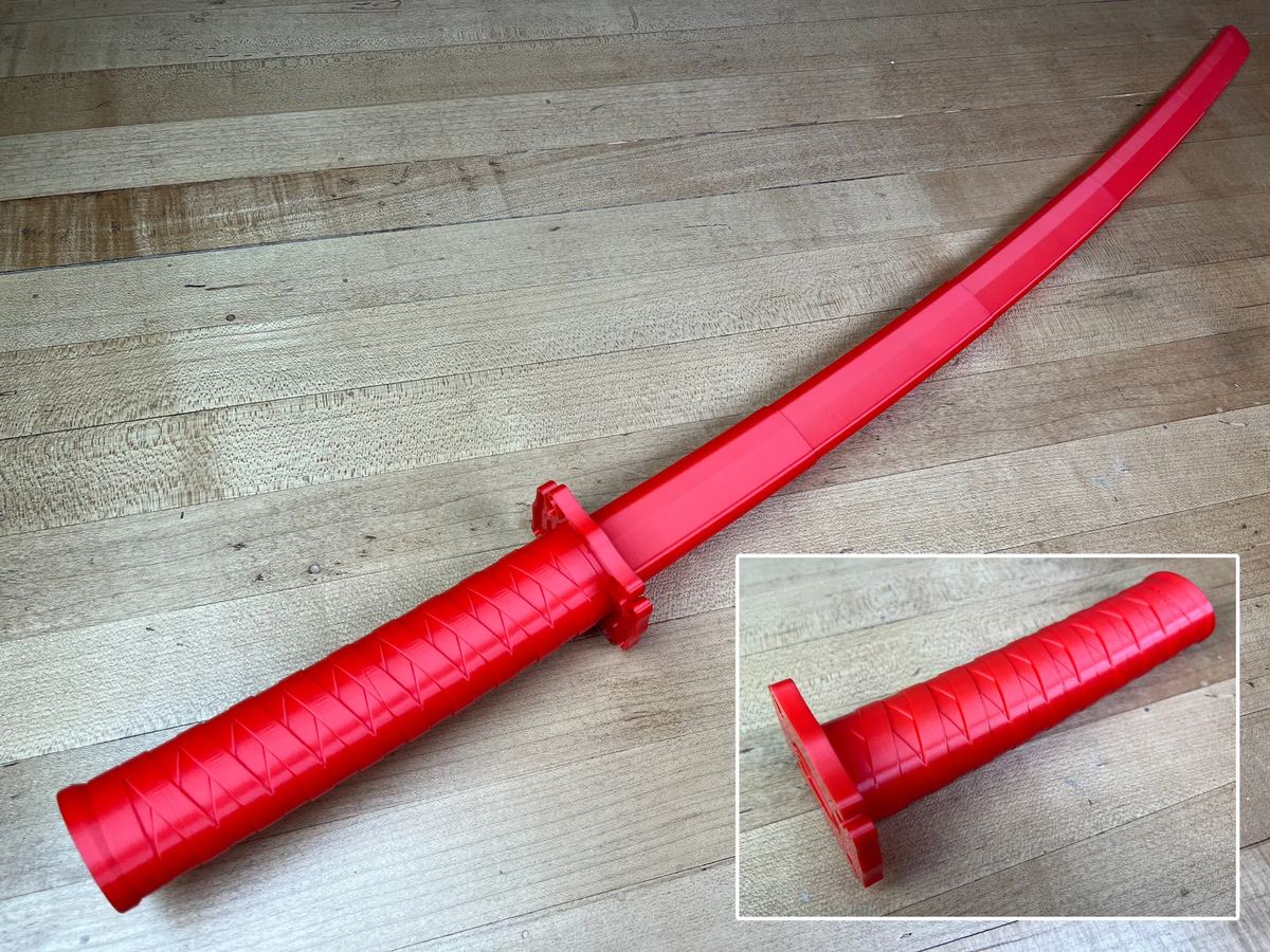 Image of Daily Advent Toy 3D Prints: Collapsing Katana