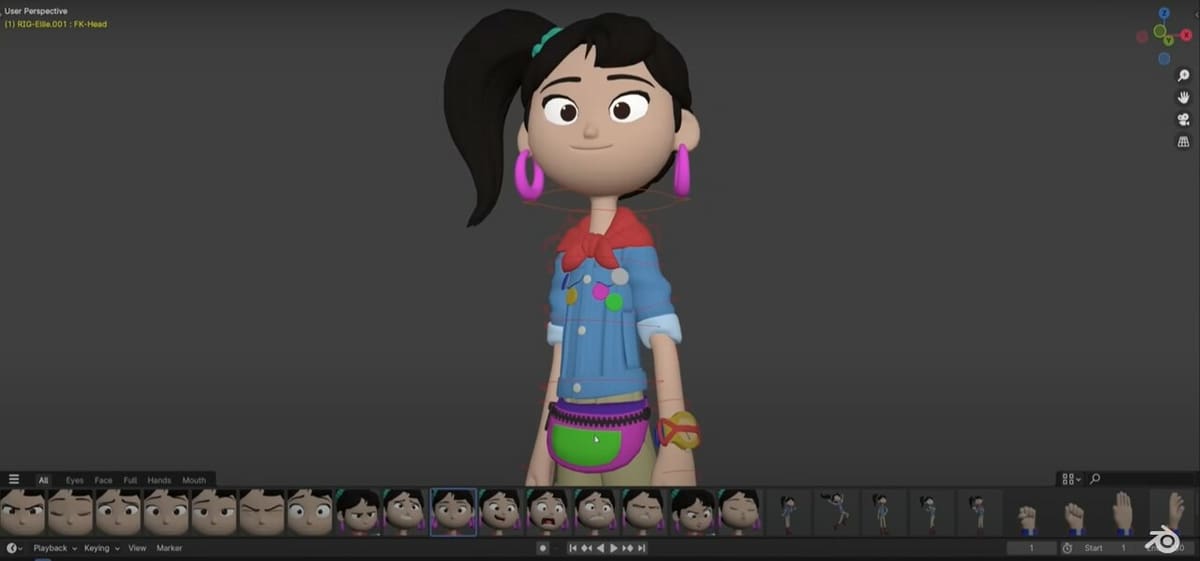 Blender is suited for creating organic shapes and animating them