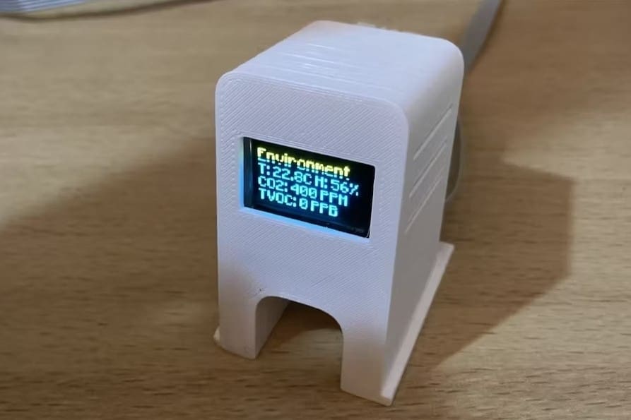 Image of: 13. Temperature & CO2 Monitor