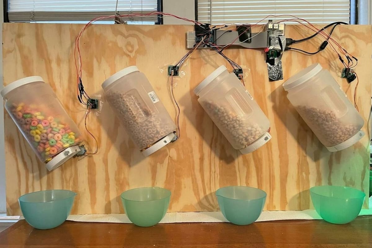 Image of: 11. Automatic Cereal Dispenser