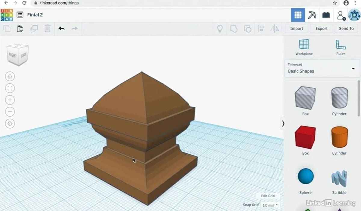 Learn from basics to advanced designing with Learning Tinkercad course