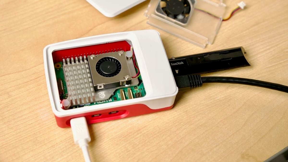 The Official Raspberry Pi 5 Active Cooler and Case can be used in tandem