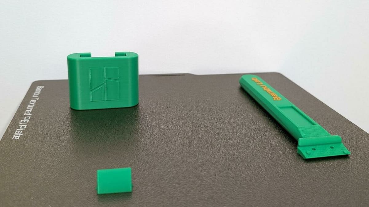 All three parts printed