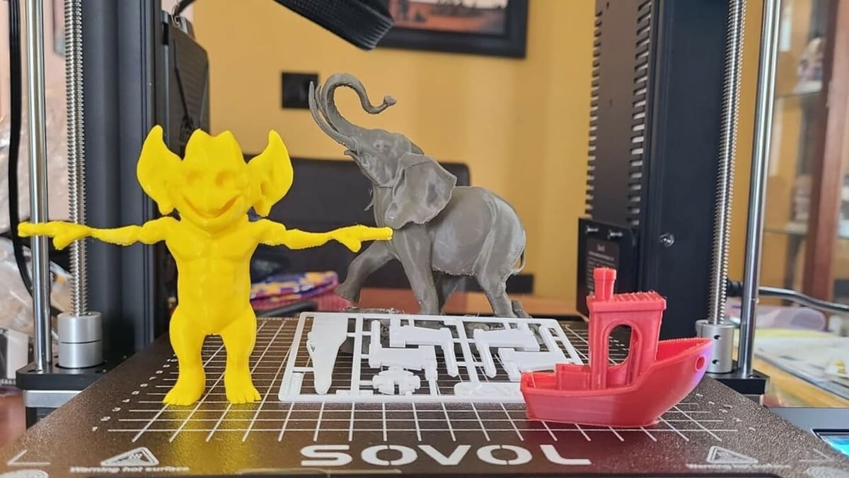 The quality of prints crafted by the Sovol SV06 attests to its cost-effectiveness