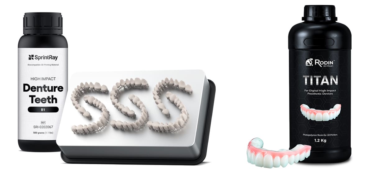 Image of Best Dental 3D Printing Resins: Denture Teeth