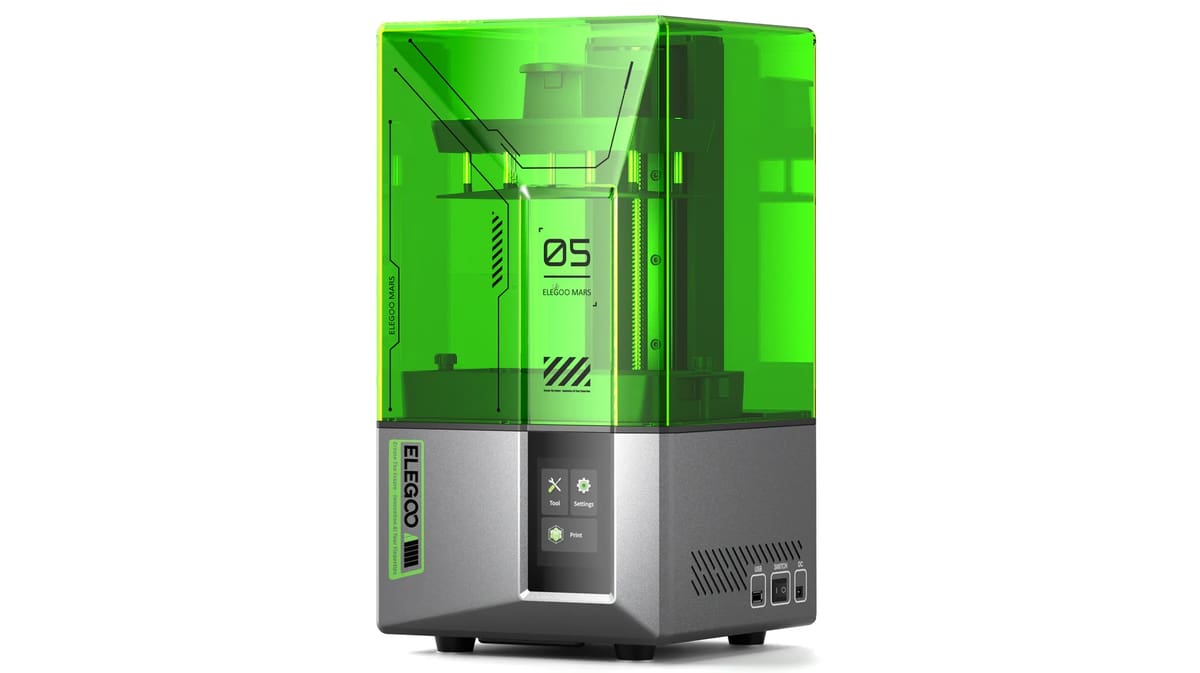 Image of Best Resin 3D Printer Under $200: Under $200 (Resin): Elegoo Mars 5