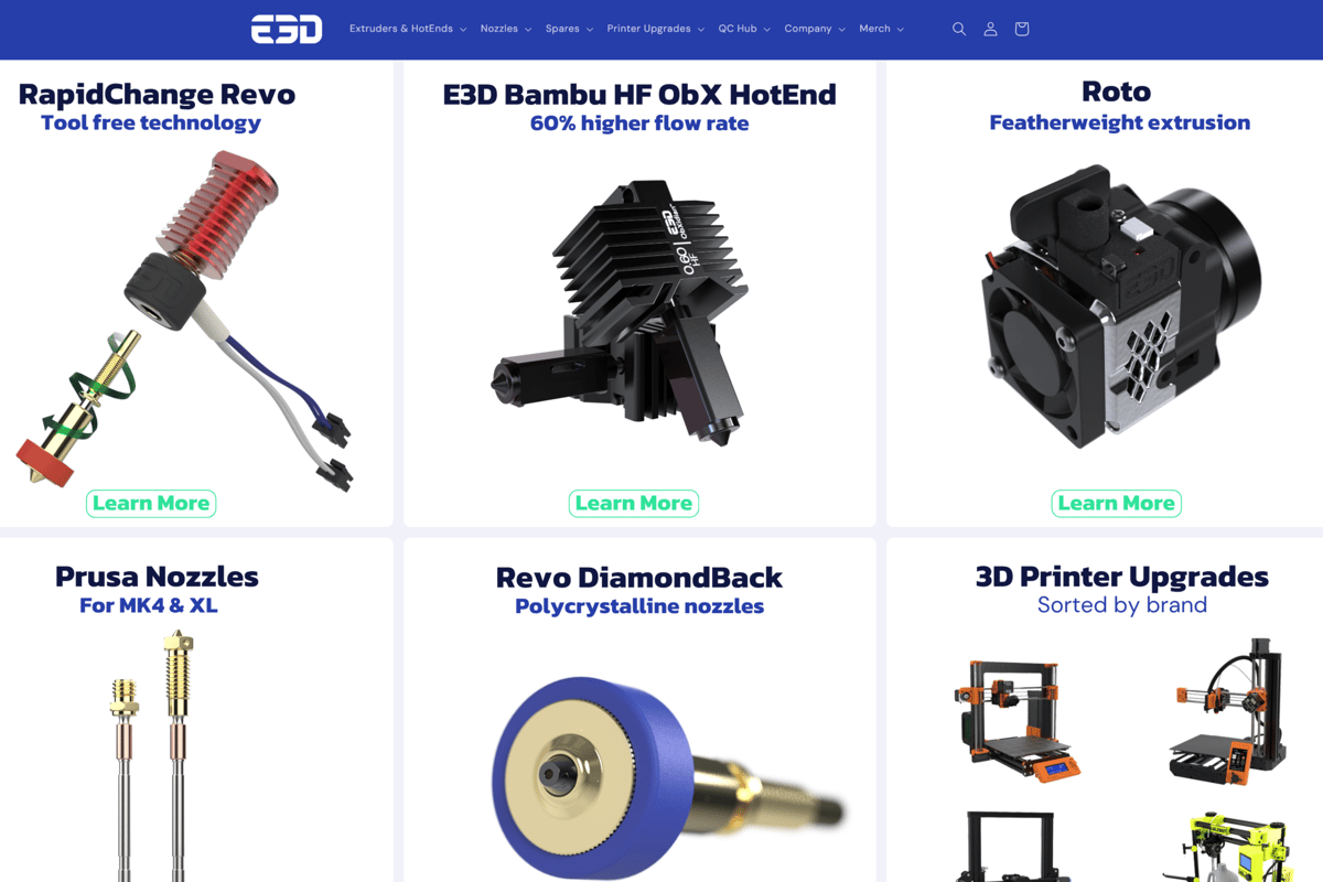 Image of: E3D-Online