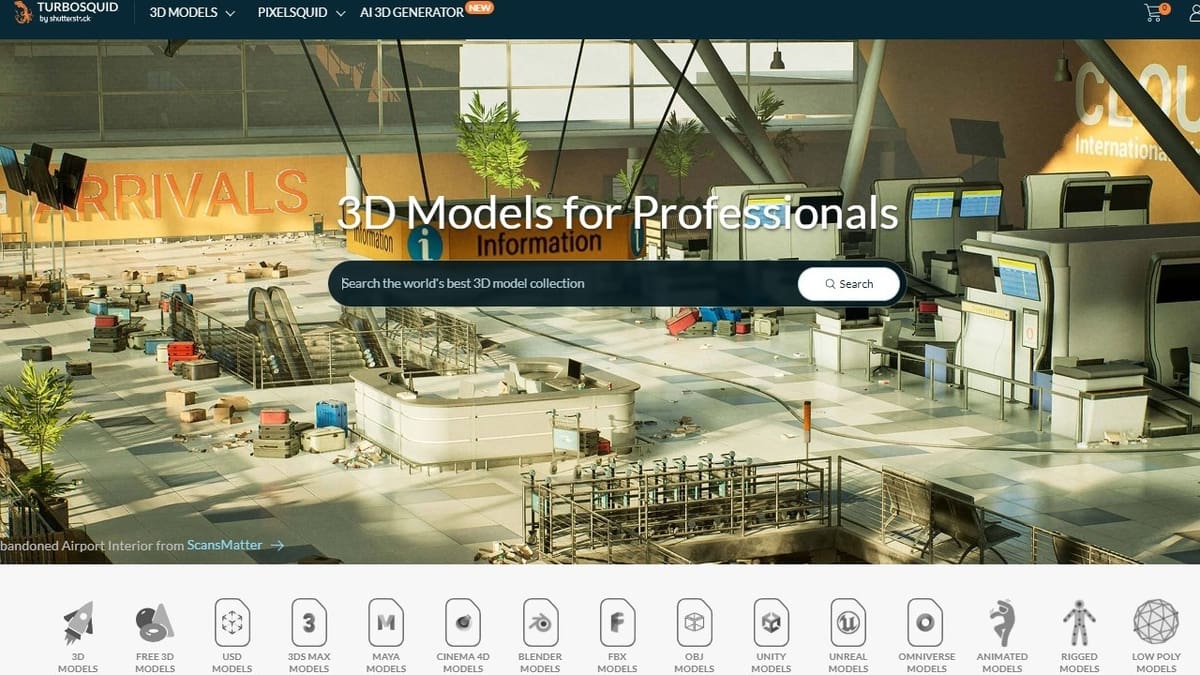 With TurboSquid your models get a professional perspective