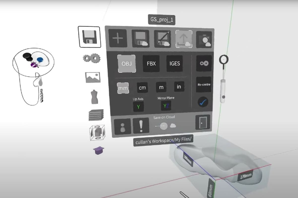 Create models in Gravity Sketch, then bring them to life with your 3D printer