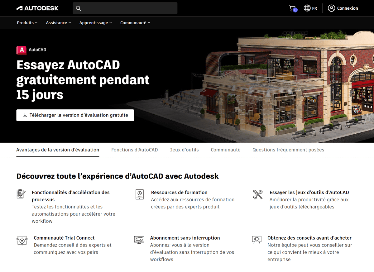 Photo de AutoCAD 2026 gratuit : télécharger la version complète: Version complète - Essai gratuit de 15 jours