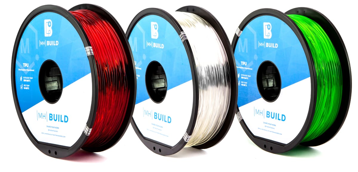 Image of Best TPU Filaments / Best Flexible Filaments: MatterHackers