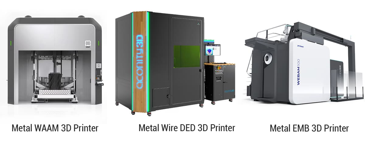 Image of Types of 3D Printer Technology / Additive Manufacturing : Metal Wire 3D Printers