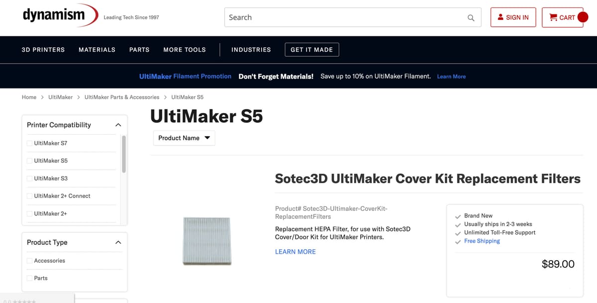 Image of 3D Printing Total Cost of Ownership: Spare Parts & Consumables