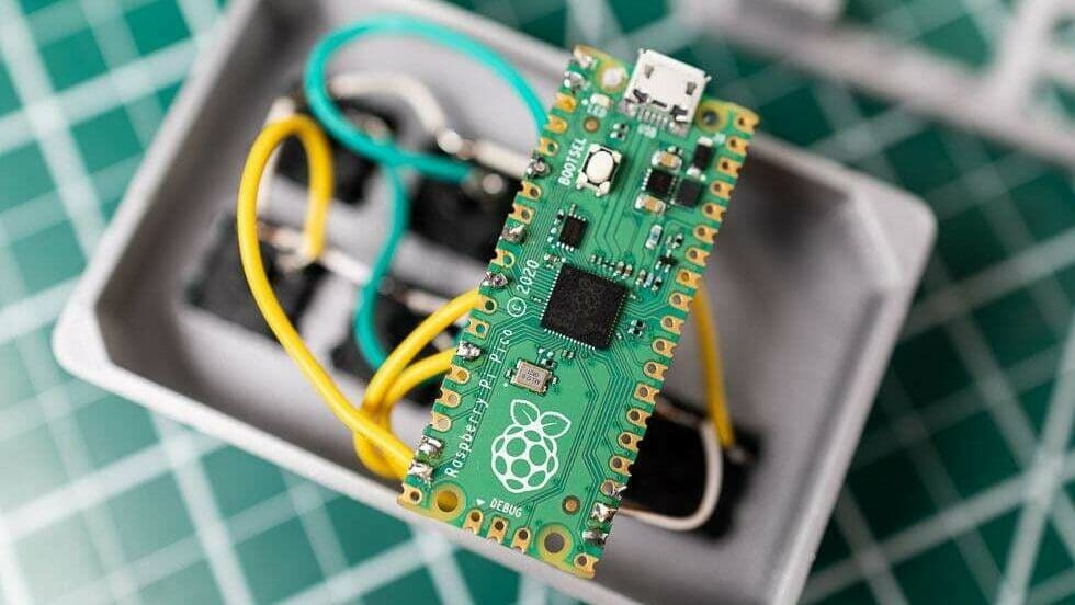 The tiny Pico microcontroller can be stuffed almost anywhere