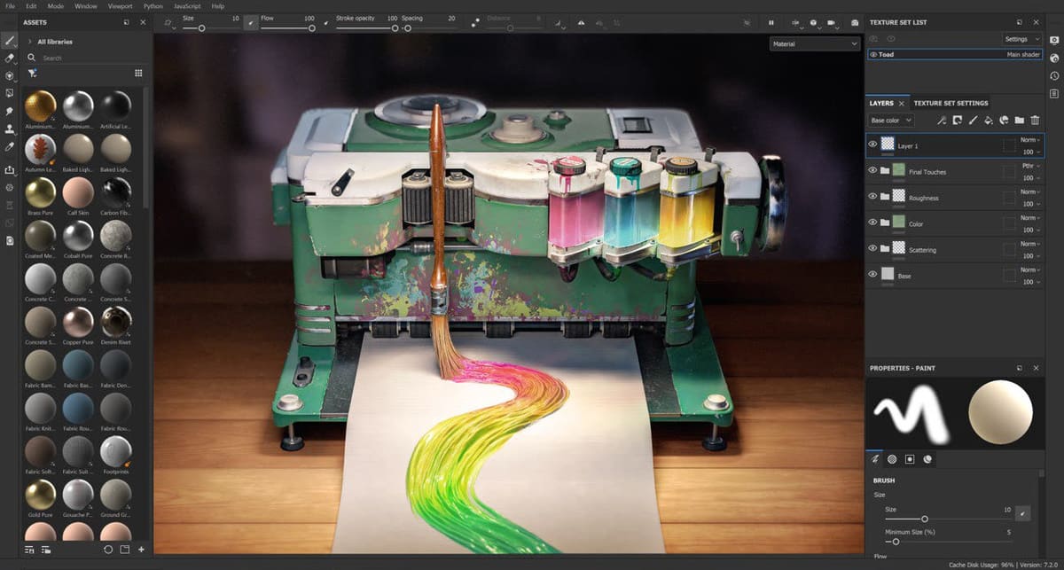 Image of The Best 3D Modeling Software (Some are Free) / 3D Design Software: Adobe Substance 3D