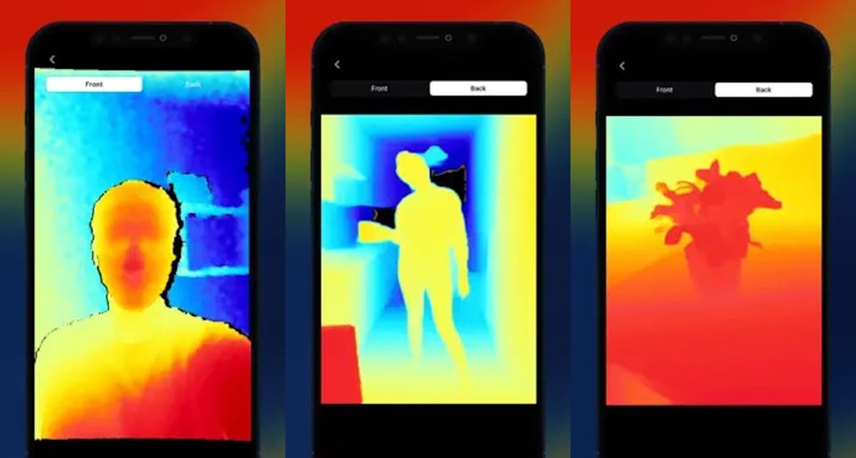 Three different modes to use to see in the dark