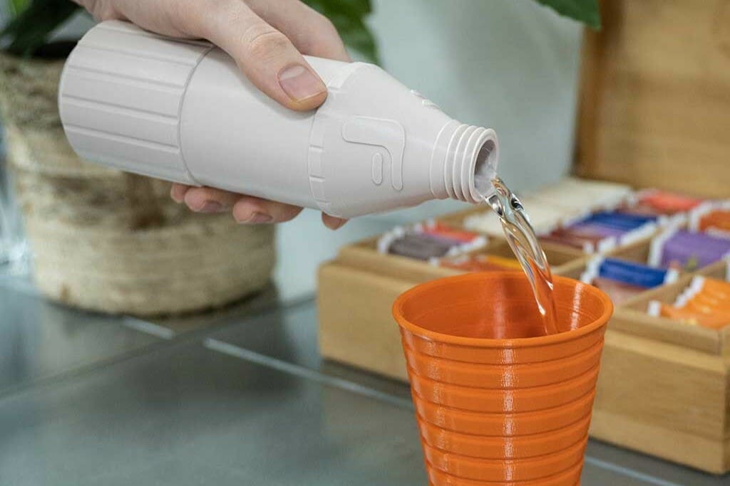 Turning industrial bottle waste into... bottles? Certainly an interesting use case