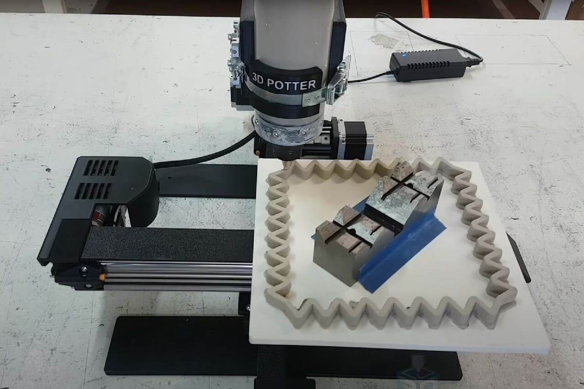 Potterbots sling the bed in both the X and Y axis