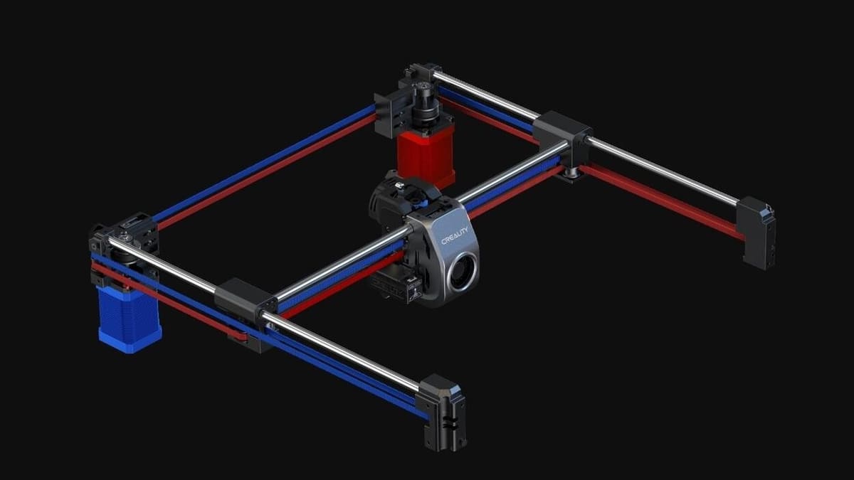The K1 sports a speedy CoreXY motion system