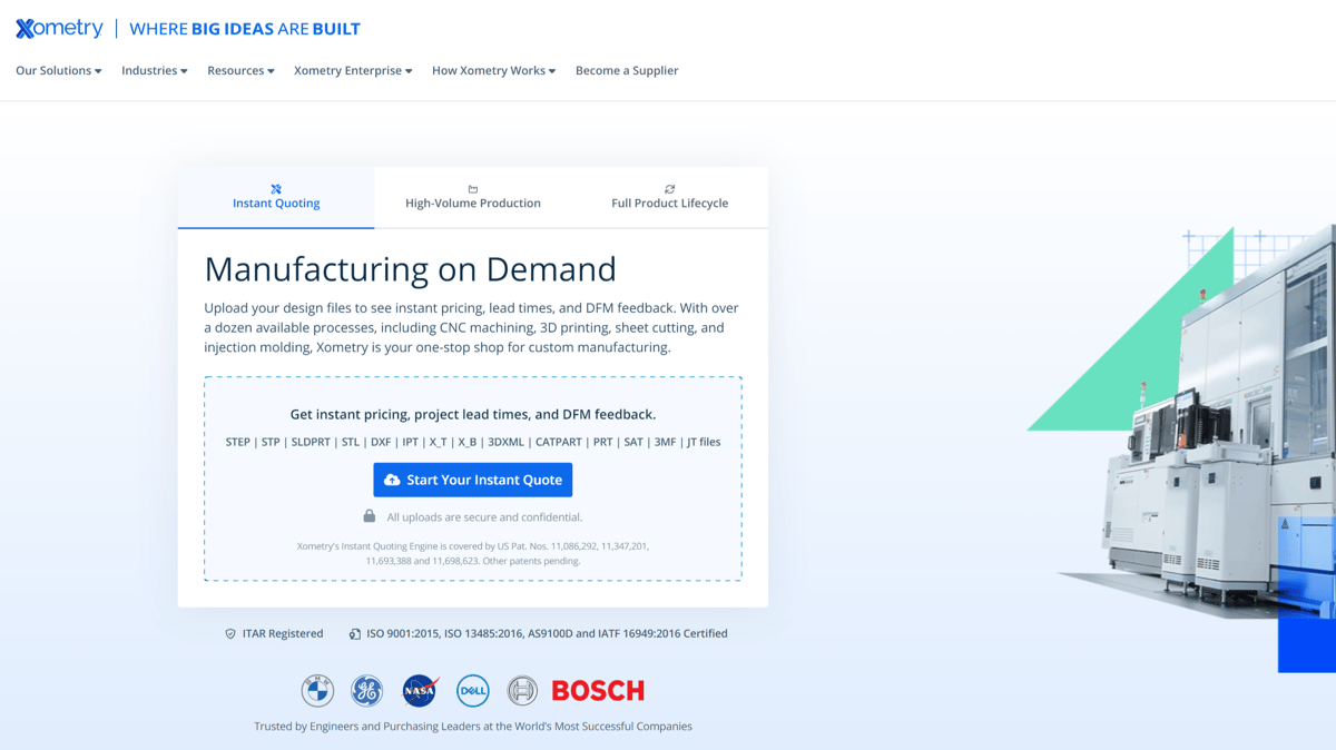 Image of Best Metal 3D Printing Services: Xometry