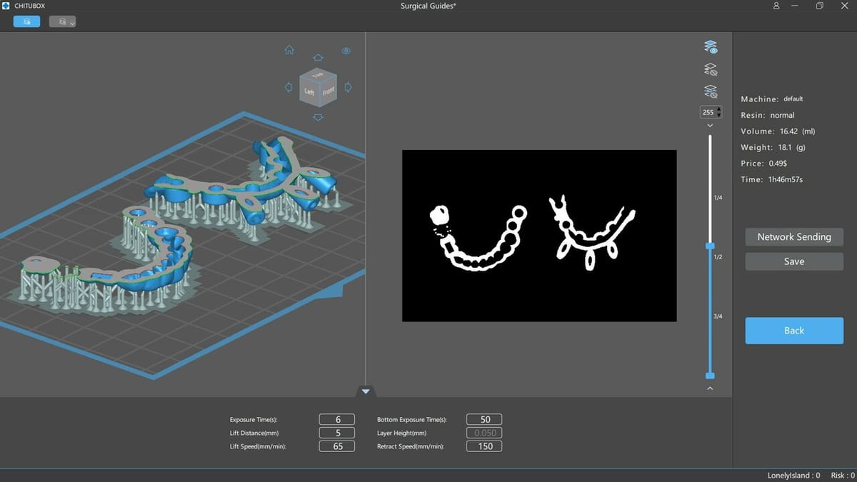 An LCD slicer has to generate thousands of layer images in a short amount of time