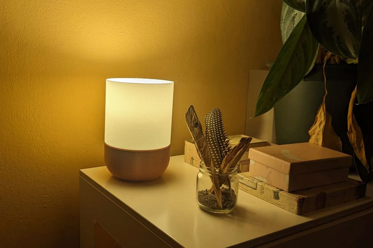 A lamp made for makers