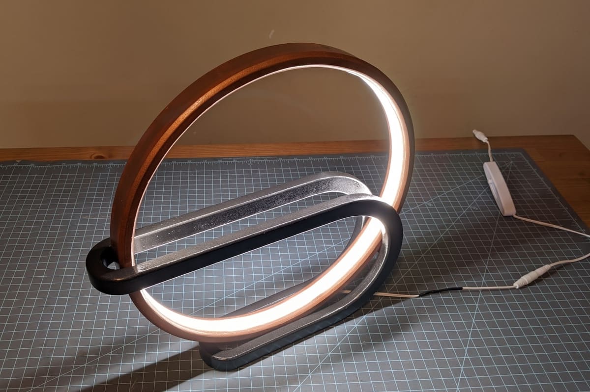 A slim lamp with plenty of power