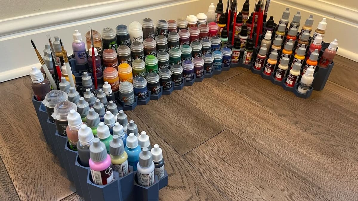 Mix paints only where you really need them