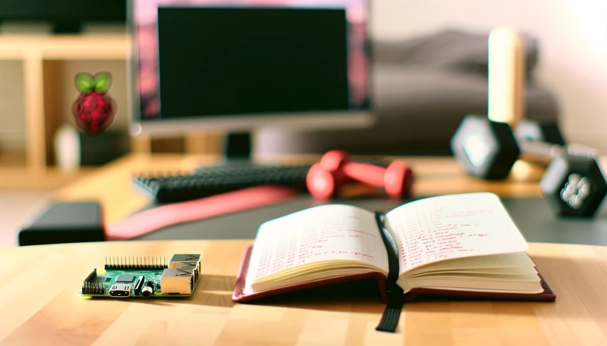 Image of Cool Raspberry Pi Projects: Excercise Diary