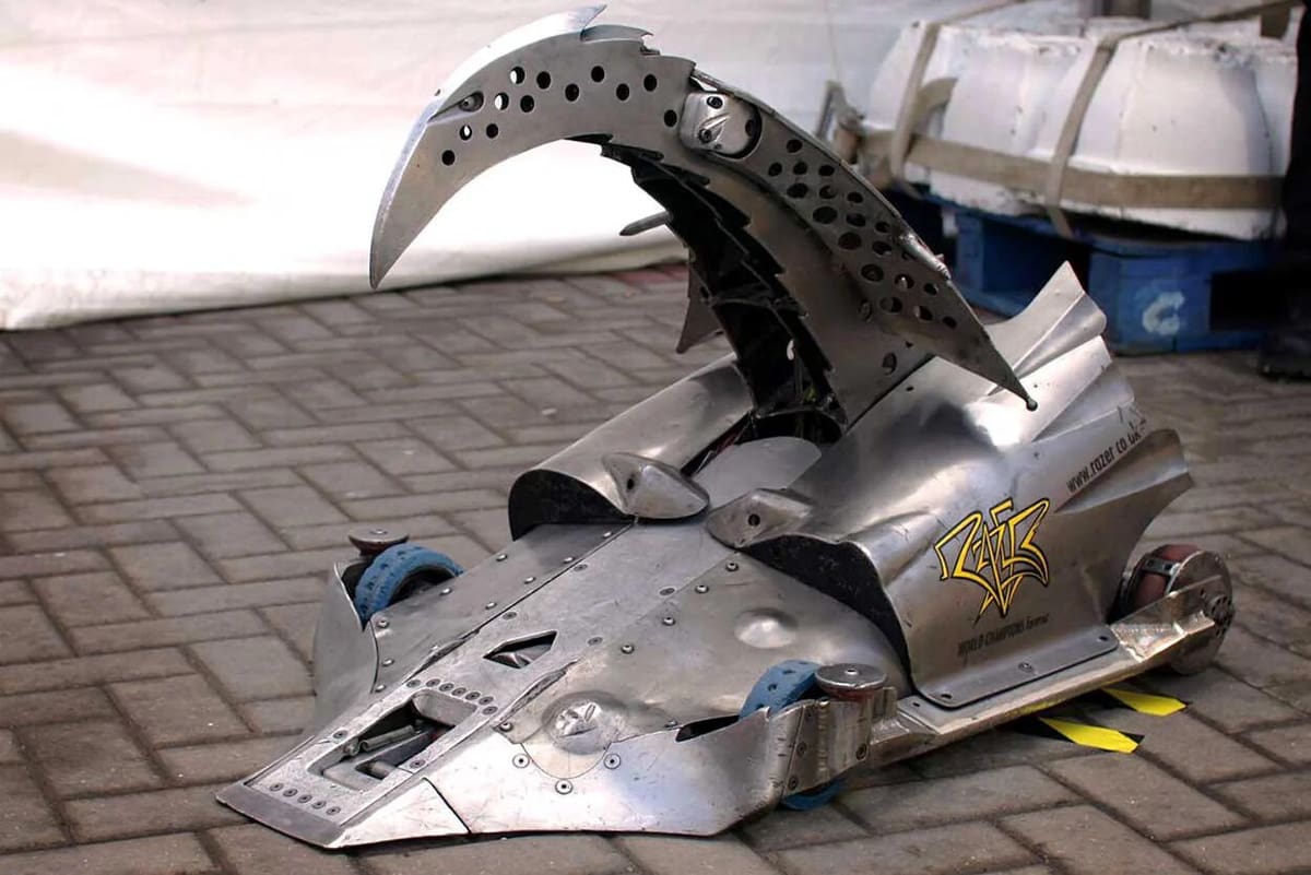 Crushers can target weak top armor
