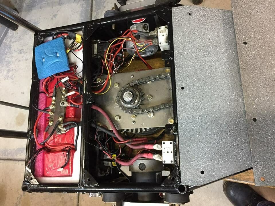 The electronics of a battlebot can look complex at first glance