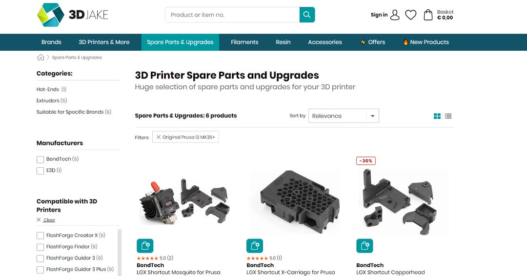 Parts for our Prusa friends out there