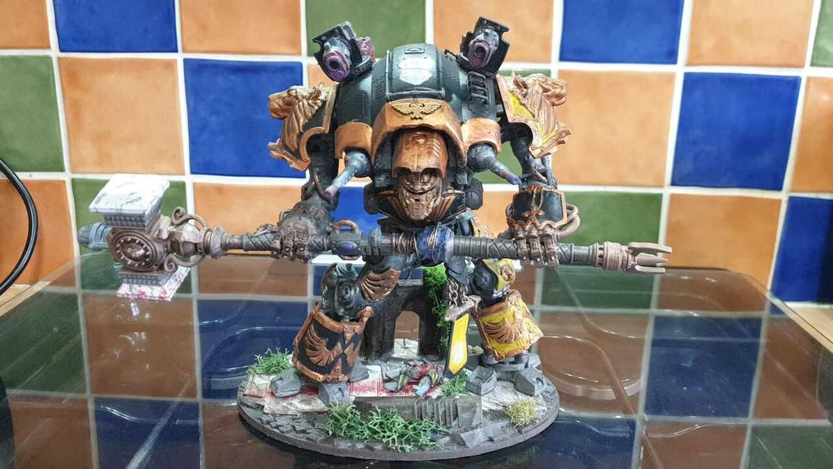 Ruthless military leader from Warhammer 40,000, commanding Knights in battle