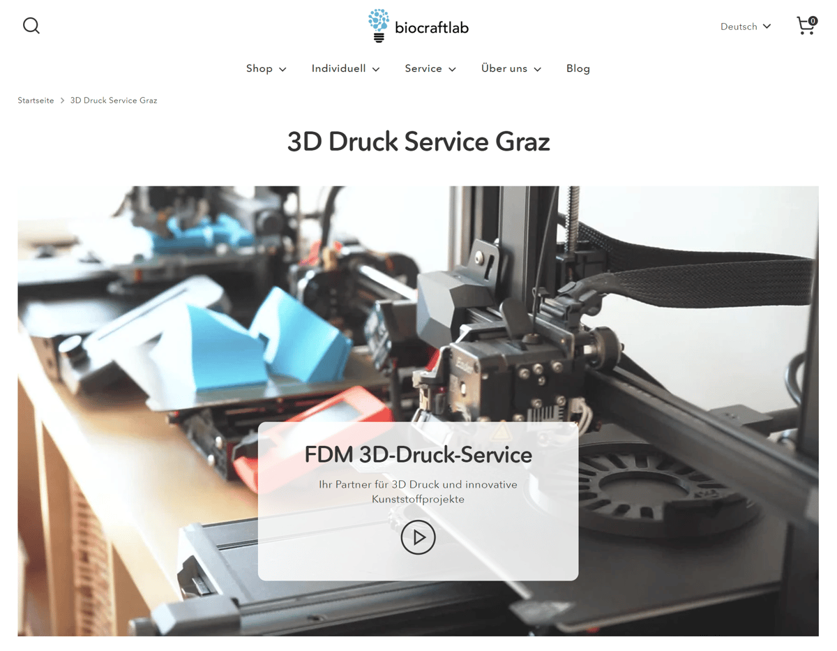 Bild von Die besten 3D-Druck-Services / 3D-Drucke online bestellen: BiocraftLab