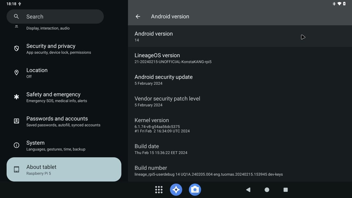 Lineage OS 21 is one of Emteria's alternatives