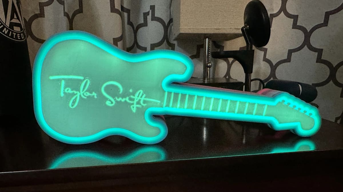 Image of: 3. Guitar LED Light Box