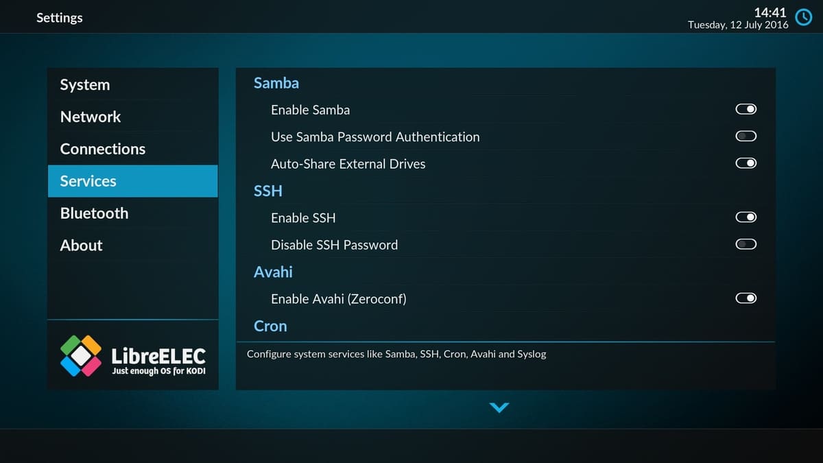 Just enough OS for Kodi