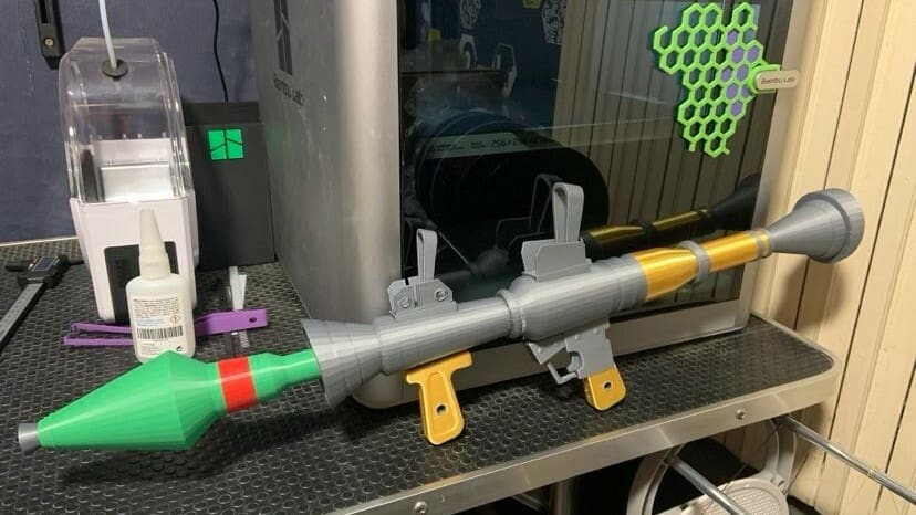 A launcher that fires laughter and explosive fun