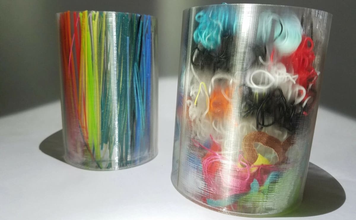 Vase mode is great for making transparent containters