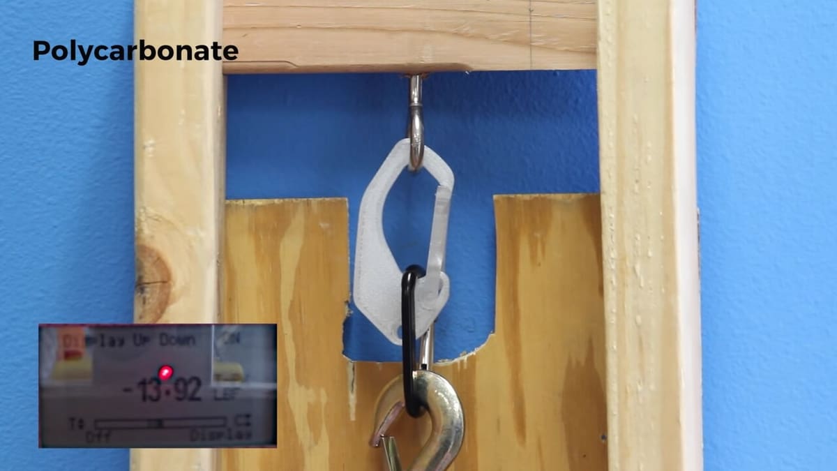 This PC carabiner can hold up to 186 kgs!