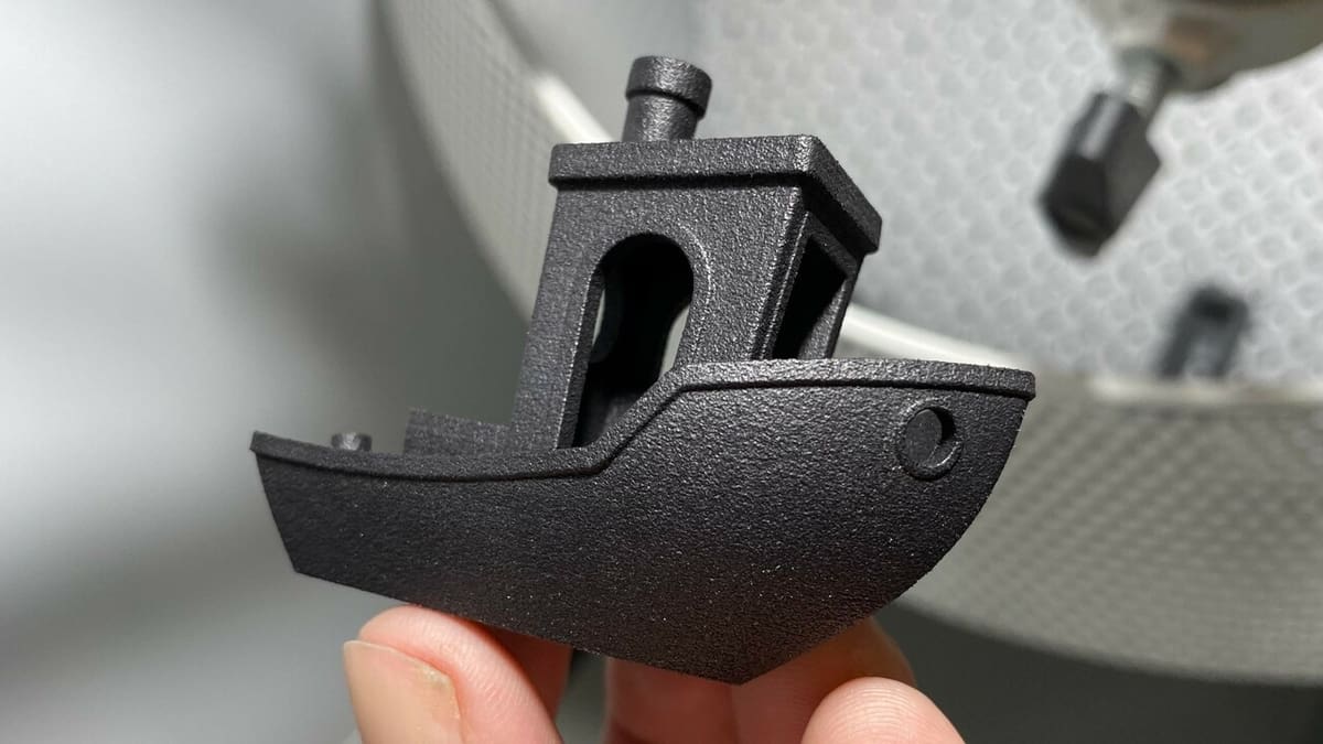 A perfect benchy printed with MJF nylon