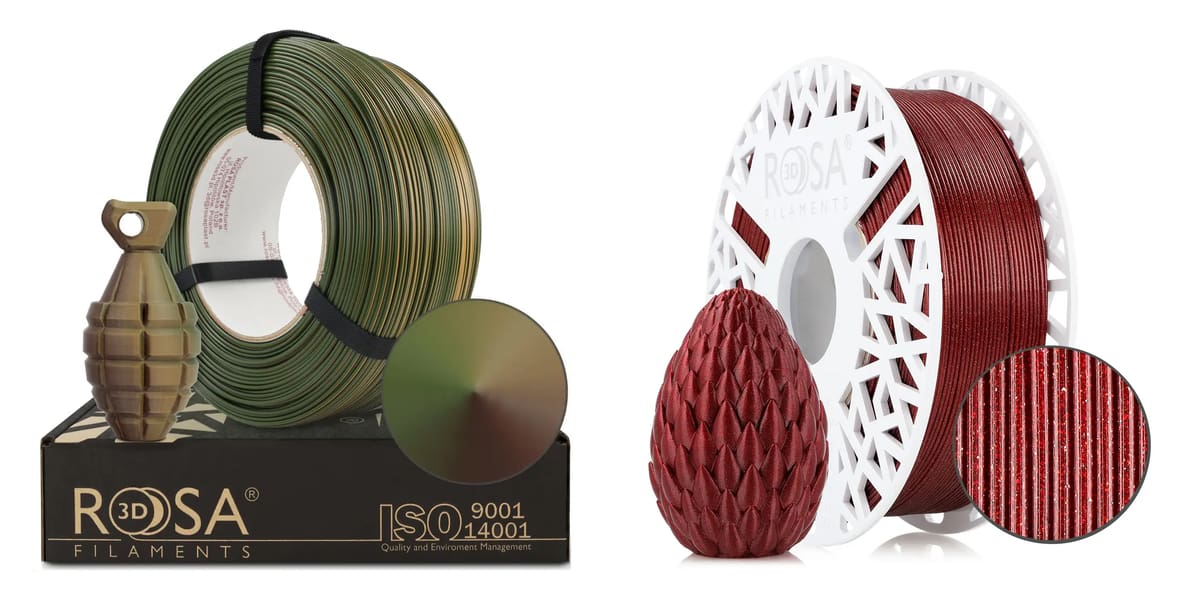 Image of The Best PETG Filaments – Buyer's Guide: Rosa3D PETG