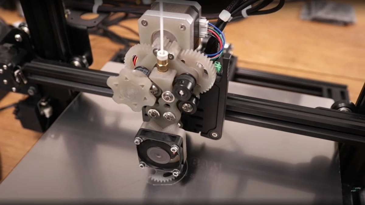 Some have even designed custom extruders to print TPU